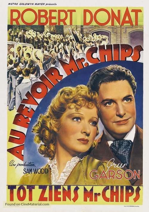 Goodbye, Mr. Chips - Belgian Theatrical movie poster