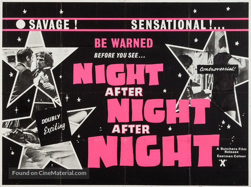 Night After Night After Night - British Movie Poster