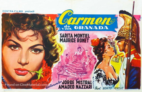Carmen la de Ronda - Belgian Movie Poster
