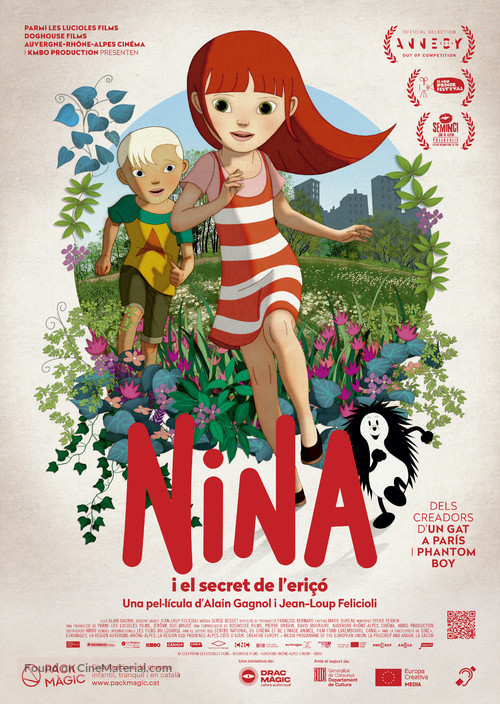 Nina et le secret du h&eacute;risson - Andorran Movie Poster