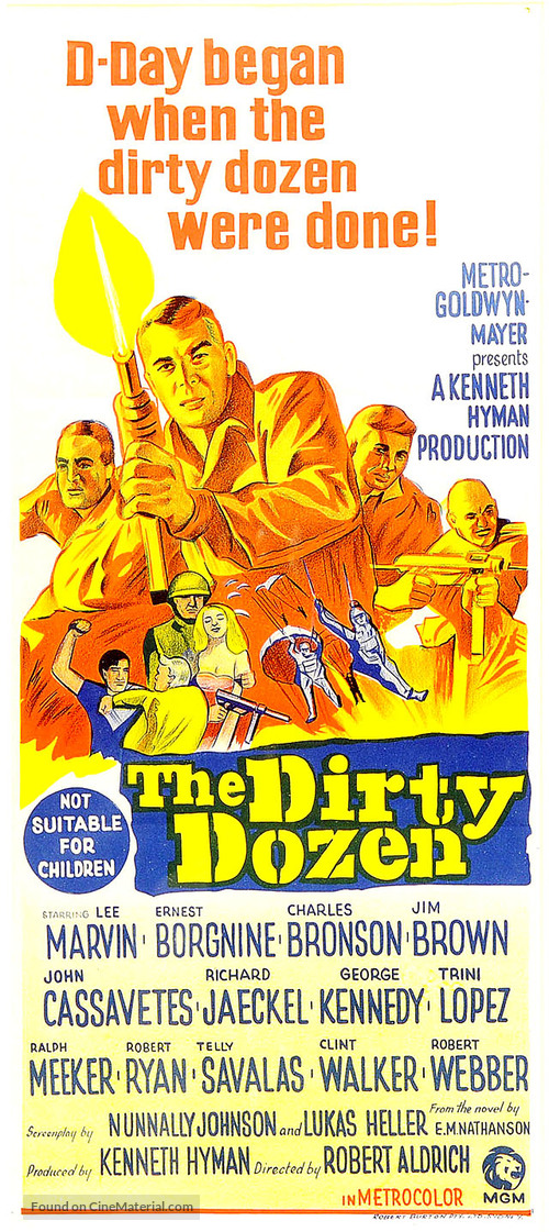 The Dirty Dozen - Australian Movie Poster