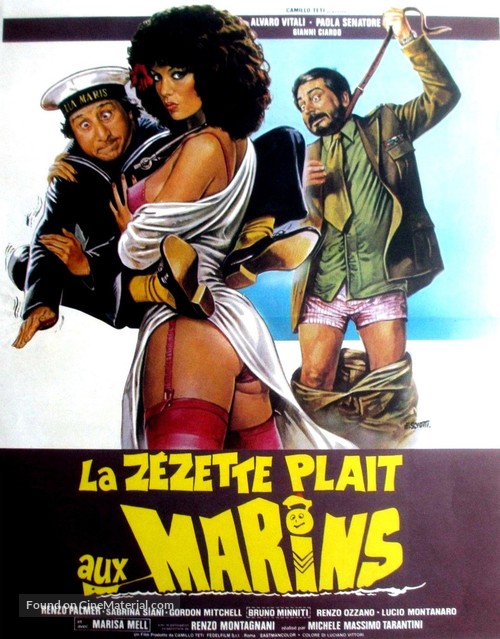 La dottoressa preferisce i marinai - French Movie Poster