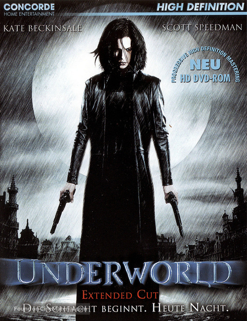 Underworld - German HD-DVD movie cover