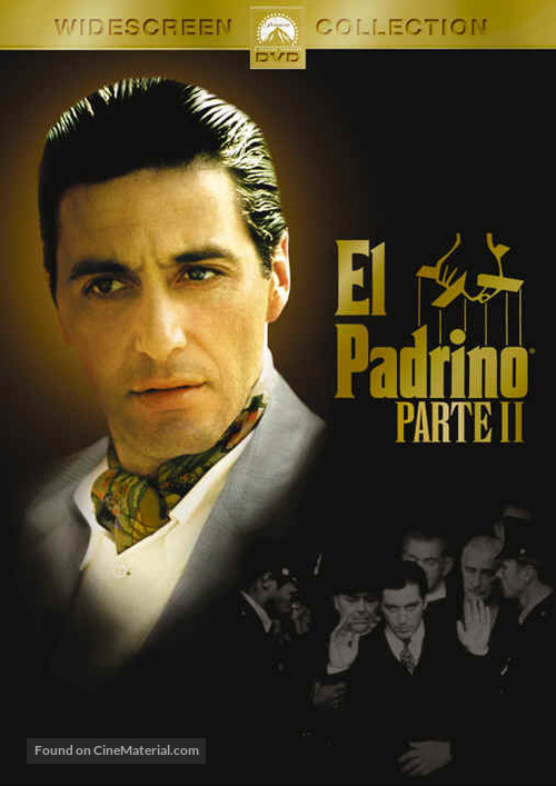 The Godfather: Part II - Argentinian DVD movie cover