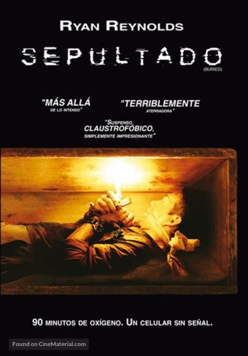 Buried - Mexican DVD movie cover