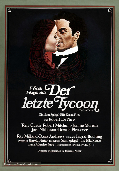 The Last Tycoon - German Movie Poster