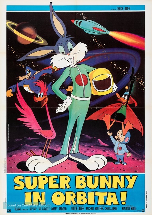 Bugs Bunny in Space - Italian Movie Poster