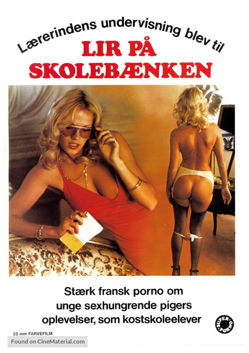 Les petites &eacute;coli&egrave;res - Danish Movie Poster