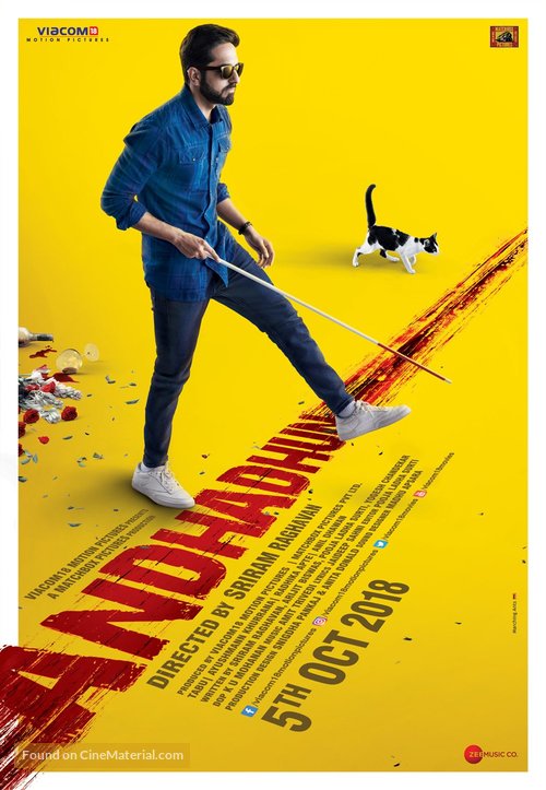 Andhadhun - Indian Movie Poster