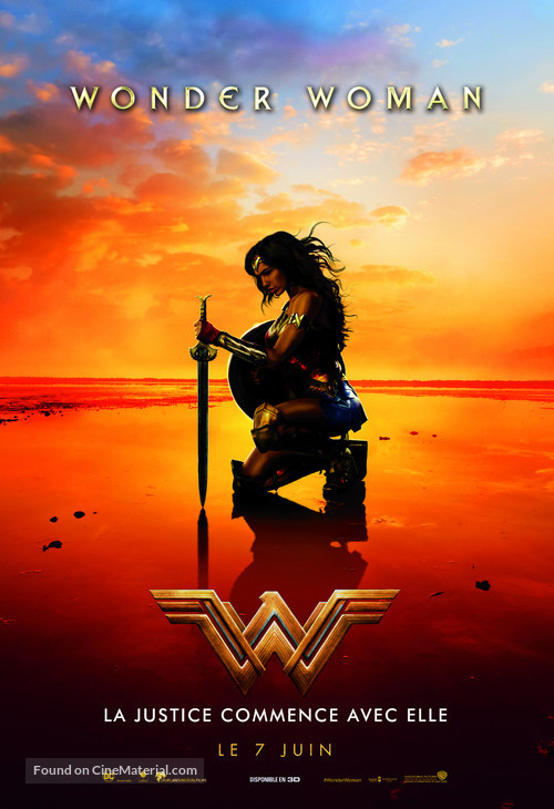Wonder Woman - French Movie Poster