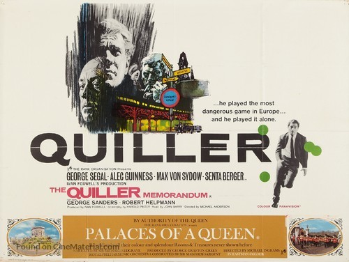 The Quiller Memorandum - British Combo movie poster