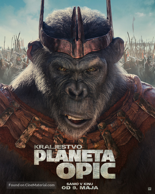 Kingdom of the Planet of the Apes - Slovenian Movie Poster
