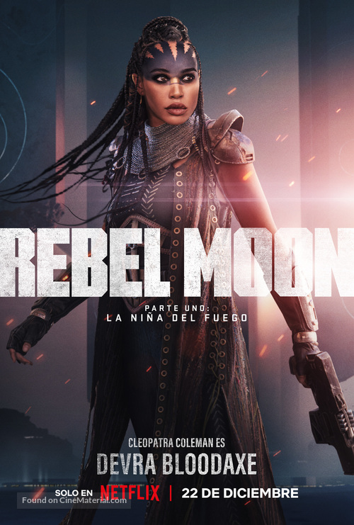 Rebel Moon - Spanish Movie Poster