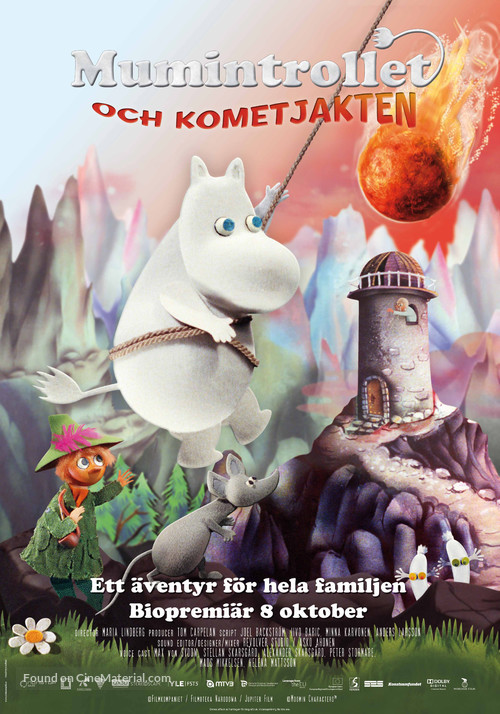 Muumi ja punainen pyrst&ouml;t&auml;hti - Swedish Movie Poster