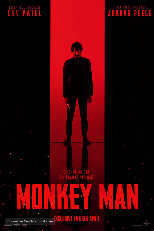 Monkey Man - Swedish Movie Poster