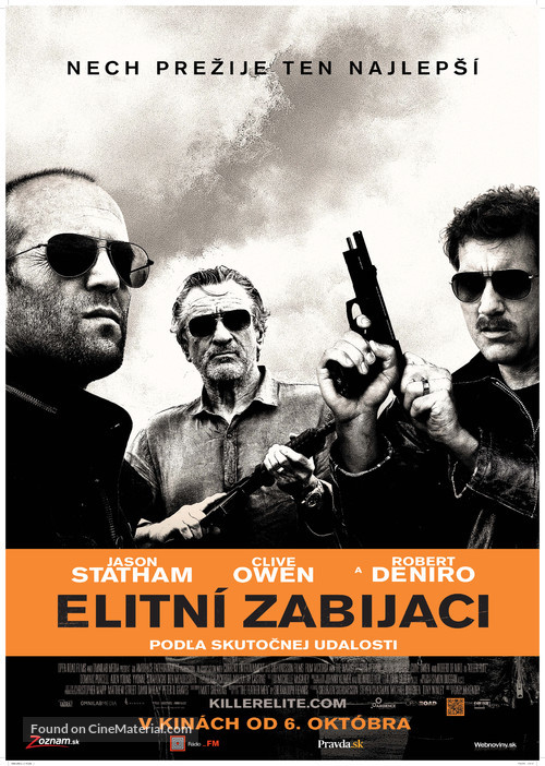 Killer Elite - Slovak Movie Poster