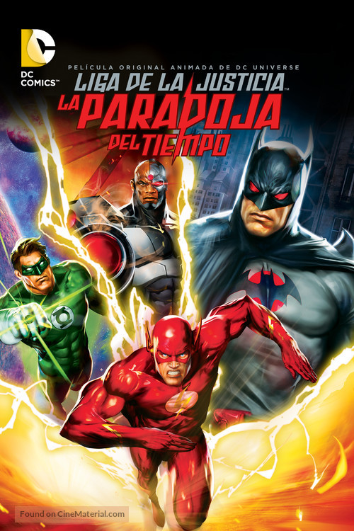 Justice League: The Flashpoint Paradox - Mexican Movie Cover