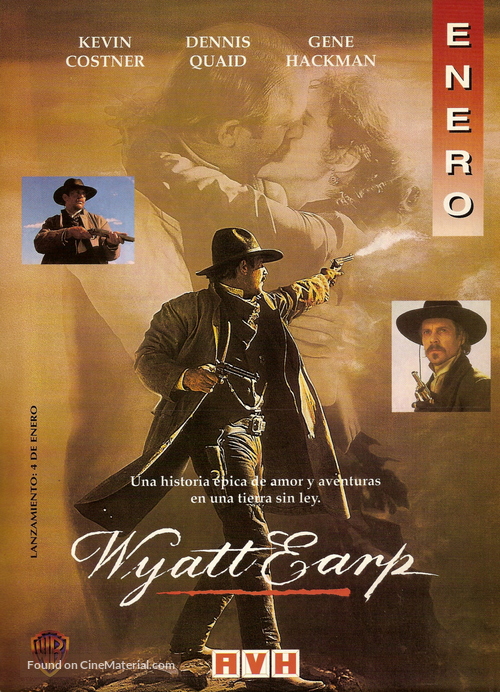 Wyatt Earp - Argentinian DVD movie cover