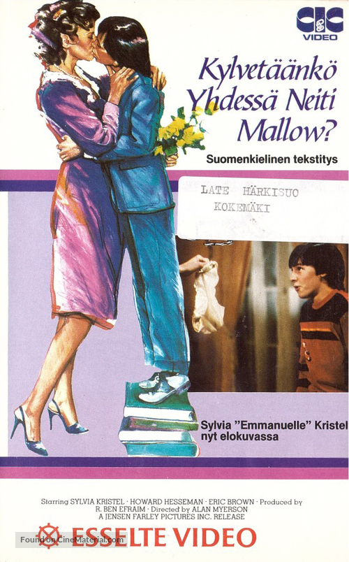 Private Lessons - Finnish VHS movie cover