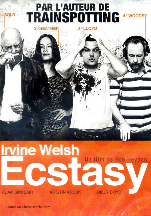 Irvine Welsh&#039;s Ecstasy - French DVD movie cover
