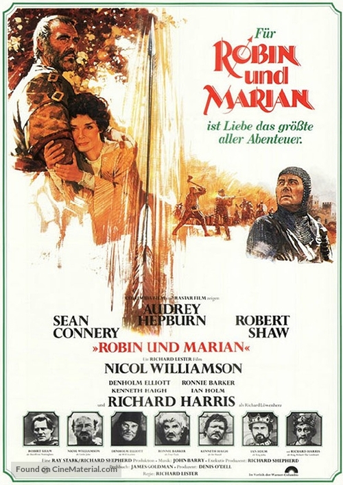 Robin and Marian - German Movie Poster