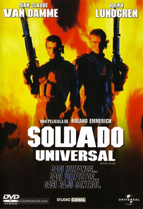 Universal Soldier - Mexican DVD movie cover