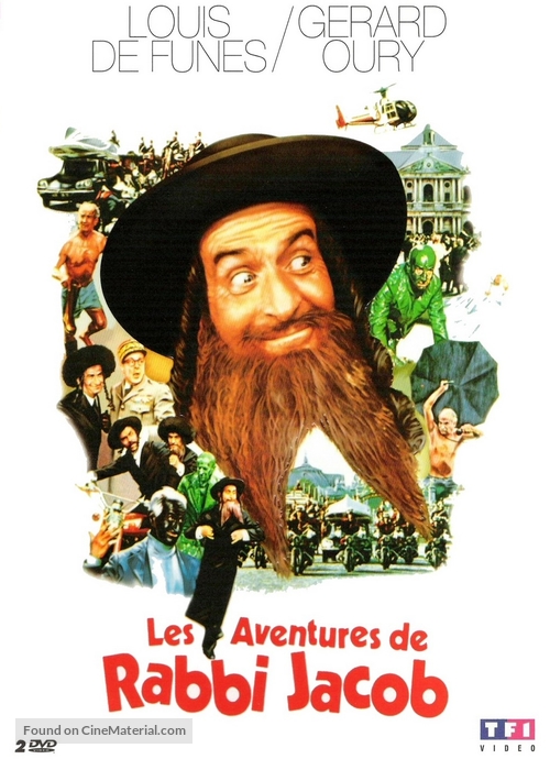 Les aventures de Rabbi Jacob - French DVD movie cover