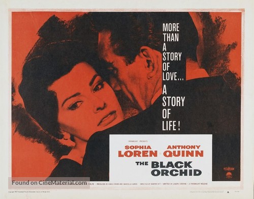 The Black Orchid - Movie Poster