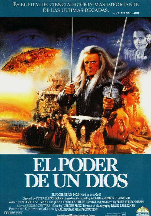 Es ist nicht leicht ein Gott zu sein - Spanish Movie Poster