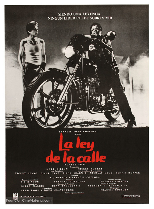 Rumble Fish - Spanish Movie Poster