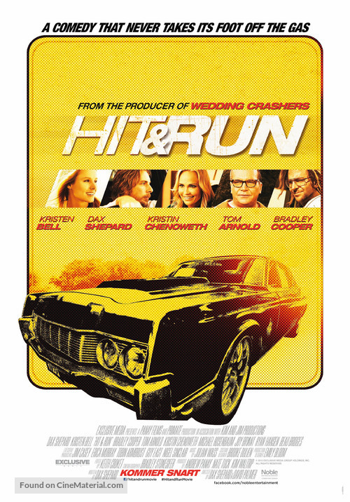Hit and Run - Swedish Movie Poster