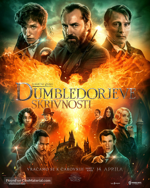 Fantastic Beasts: The Secrets of Dumbledore - Slovenian Movie Poster