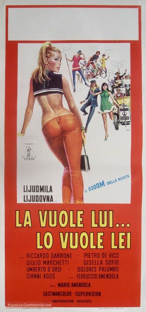 La vuole lui... lo vuole lei - Italian Movie Poster