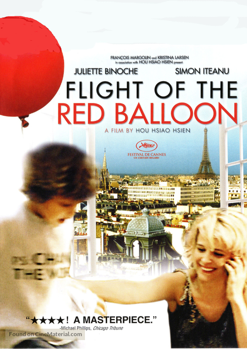 Le voyage du ballon rouge - DVD movie cover