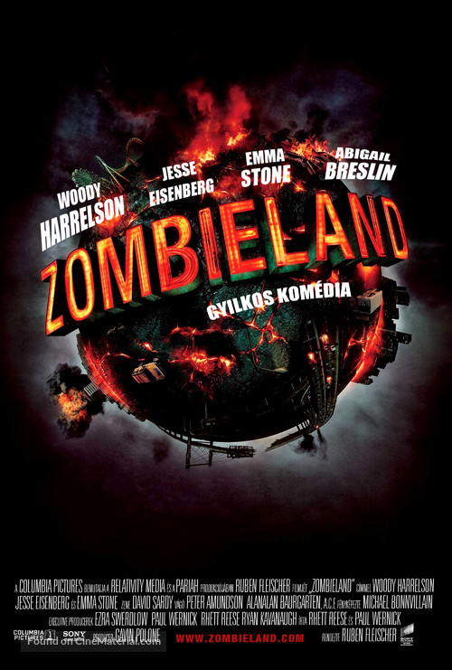 Zombieland - Hungarian Movie Poster