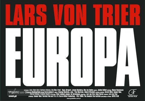 Europa - Polish Movie Poster