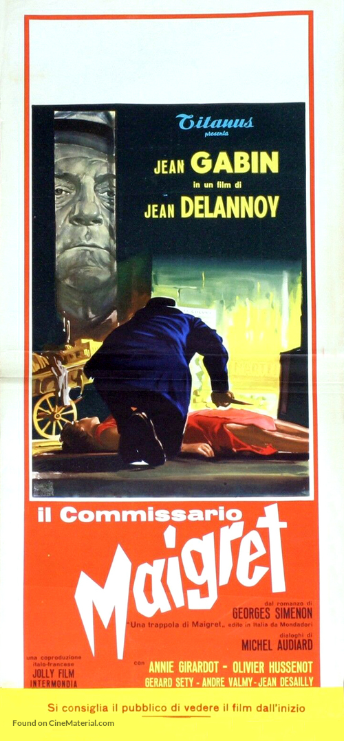 Maigret tend un pi&egrave;ge - Italian Movie Poster