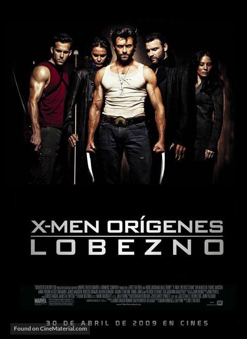 X-Men Origins: Wolverine - Spanish Movie Poster
