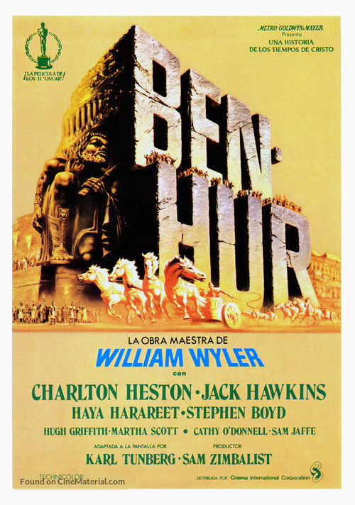 Ben-Hur - Spanish Movie Poster