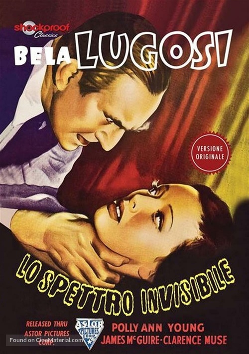 Invisible Ghost - Italian DVD movie cover