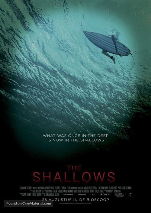 The Shallows - Dutch Movie Poster
