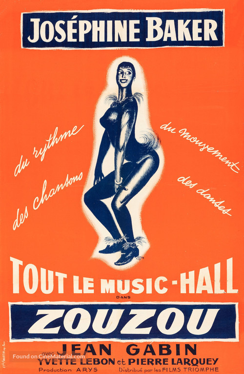 Zouzou - French Movie Poster