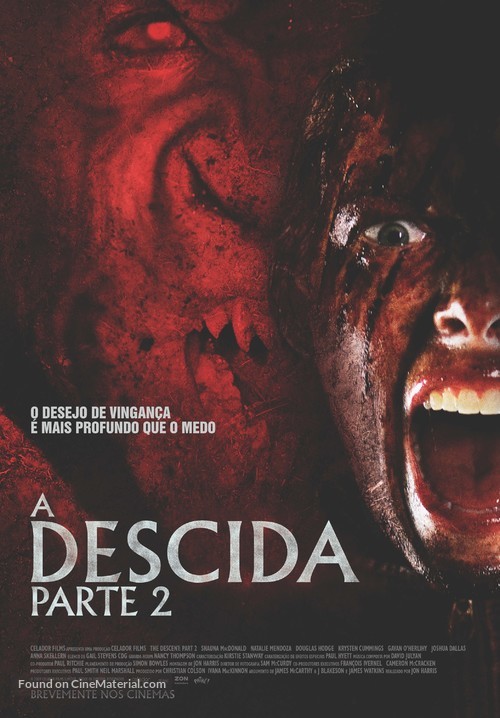 The Descent: Part 2 - Portuguese Movie Poster