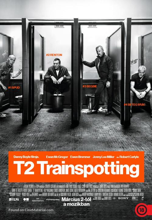 T2: Trainspotting - Hungarian Movie Poster