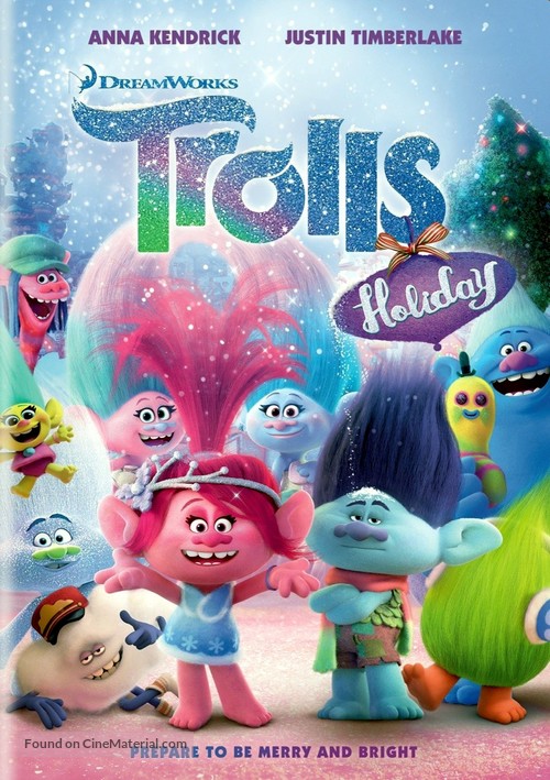 Trolls Holiday - DVD movie cover