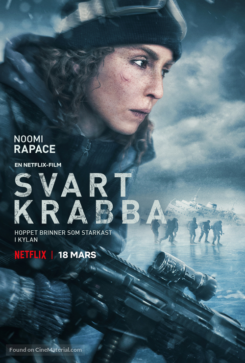 Svart krabba - Swedish Movie Poster