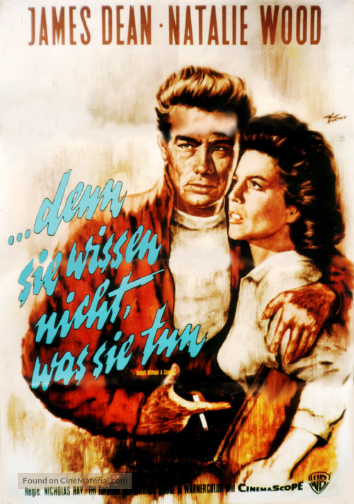 Rebel Without a Cause - German Movie Poster