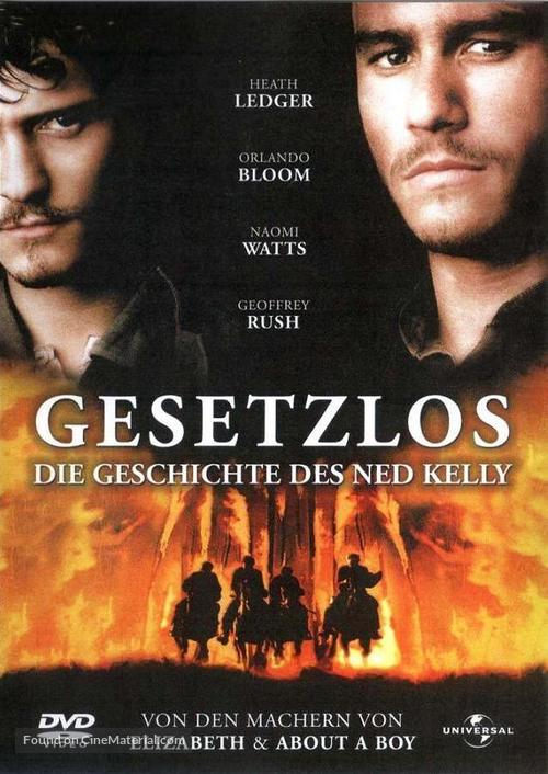 Ned Kelly - German DVD movie cover