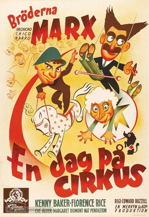 At the Circus - Swedish Movie Poster