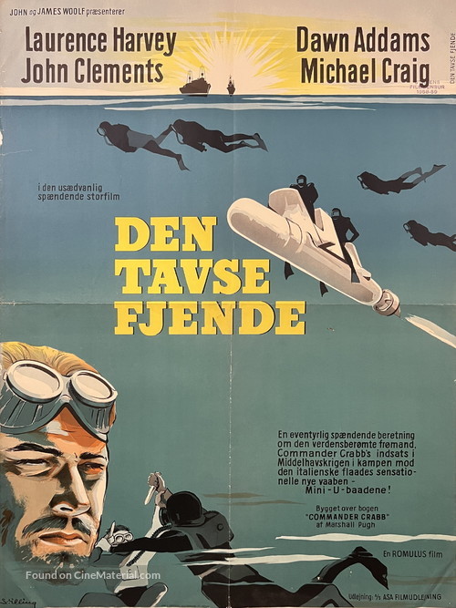 The Silent Enemy - Danish Movie Poster